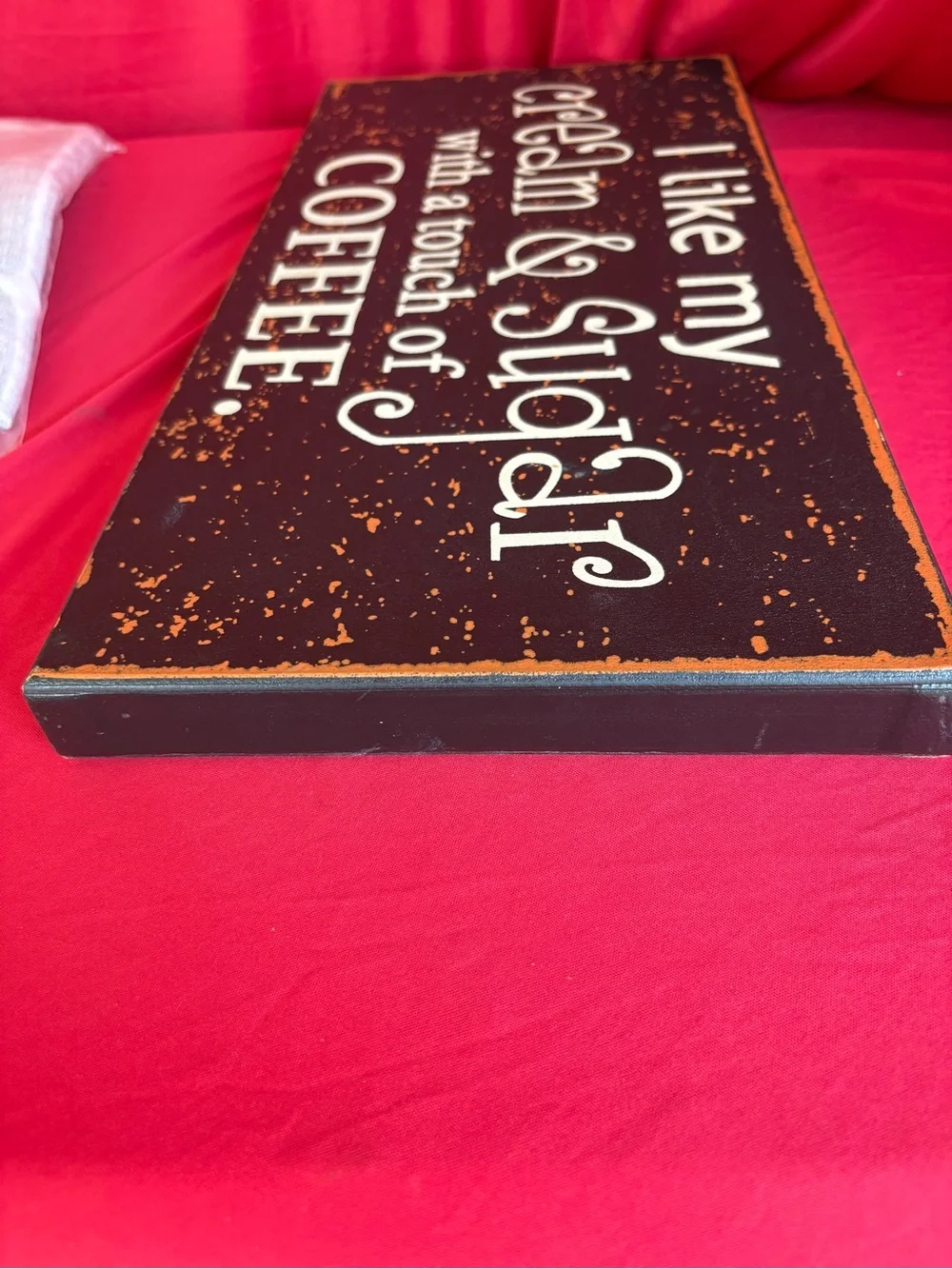Hobby Lobby Black and White Coffee Phrase Wall Sign